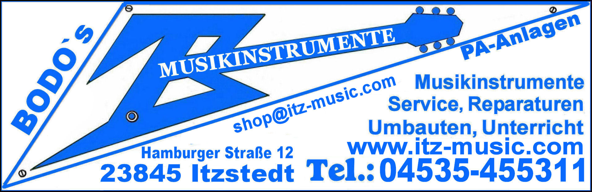 BASSEMBLEM blau Itz-music